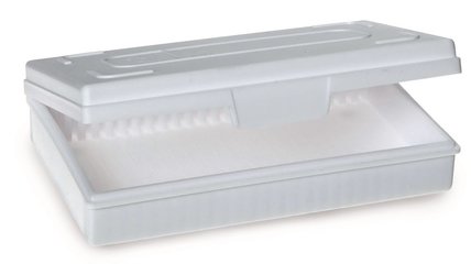 Objektträgerkasten, 25 Stellplätze,