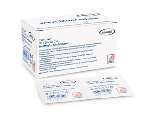 Alkoholtupfer MaiMed 30x30 mm, unst