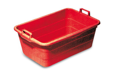 Kunststoffwanne, Rot, 800x550x300mm