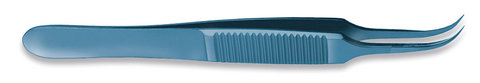 Mikropinzette, Länge 110mm, gebogen