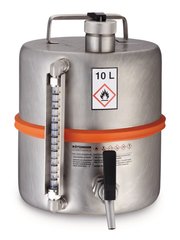 Sicherheitsstandgefäß 10 l, Hahn+Fü