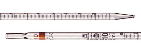 Messpipetten SB,Typ2,B, 10:0,1 ml,W
