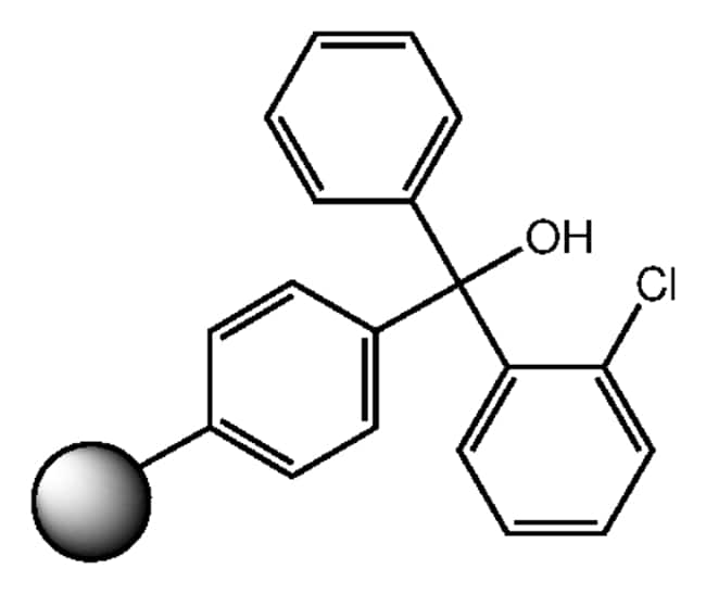 2-Chlorotritylalkohol auf Polystyrol, 1