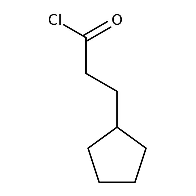 3-Cyclopentylpropionylchlorid, 98 %, Alf