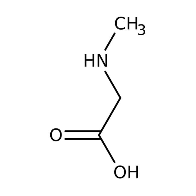 Sarcosin, 98 %, Sarcosine, 98%, C3H7NO2,