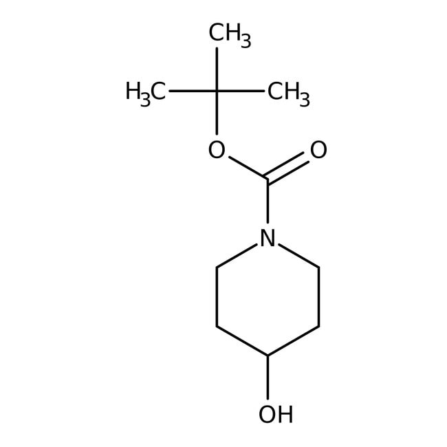 1-Boc-4-hydroxypiperidin, 98 %, Alfa Aes