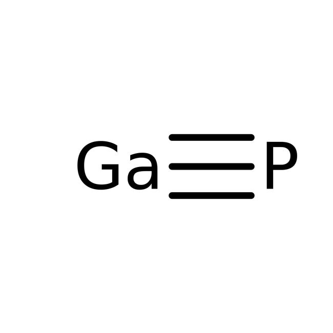 Galliumphosphid, blasses Orange, Feststo