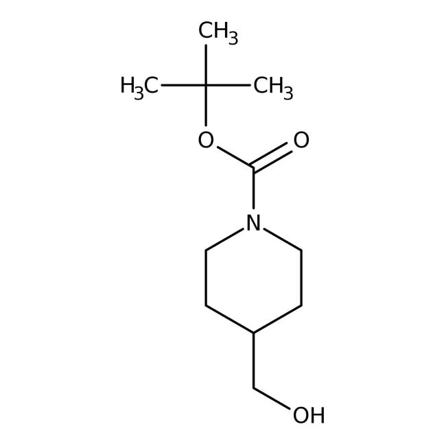 1-Boc-4-piperidinmethanol, 97 %, Alfa Ae