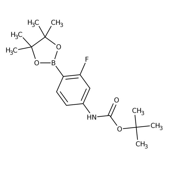 4-(Boc-amino)-2-Fluorbenzenboronsäure-Pi