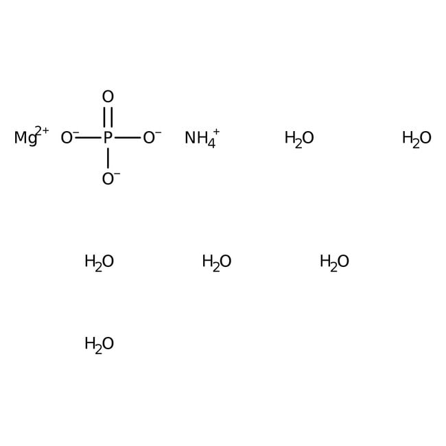 Ammonium-Magnesium-Phosphathexahydrat, 9