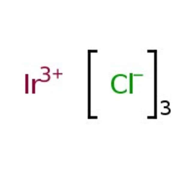 Iridium(III)-Chlorid-Hydrat, schwarz, kr