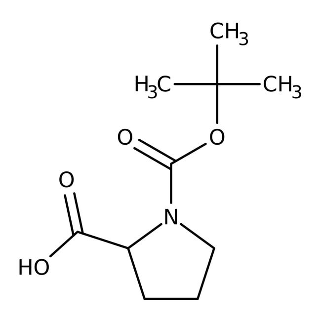 N-Boc-L-Prolin, 99 %, Alfa Aesar N-Boc-L