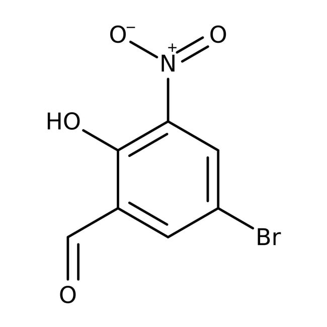 5-Brom-3-nitrosalicylaldehyd, 97 %, Alfa