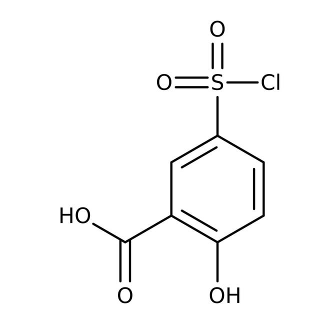 5-(Chlorsulfonyl)salicylsäure, 97 %, Alf