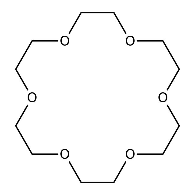 18-Krone-6, 99 %, 18-Crown-6, 99%, C12H2