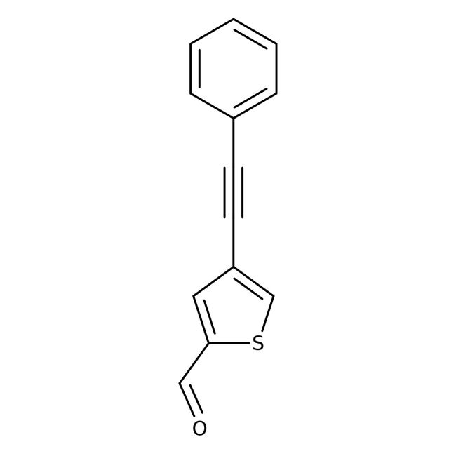 4-(2 -Phenyleth-1-ynyl)thiophol-2-carbal