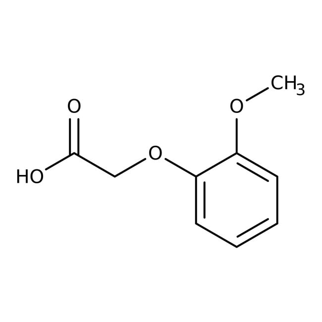 2-Methoxyphenoxyessigsäure, 98+%, Alfa A