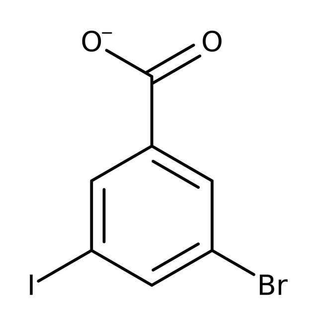 3-Brom-5-iodobenzoesäure, 97 %, Alfa Aes