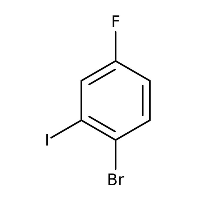 1-Brom-4-fluor-2-iodbenzol, 98+ %, Alfa