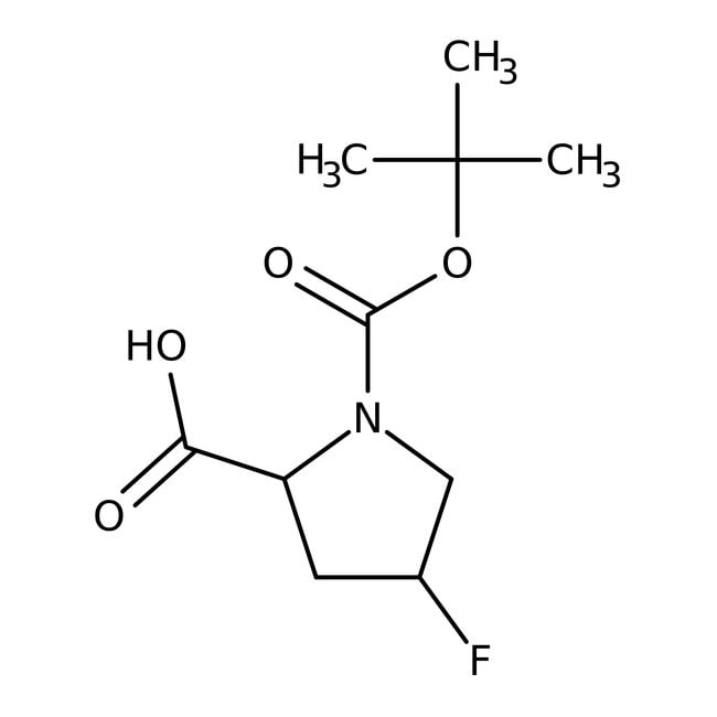 N-Boc-cis-4-Fluor-L-Prolin, 97 %, Alfa A