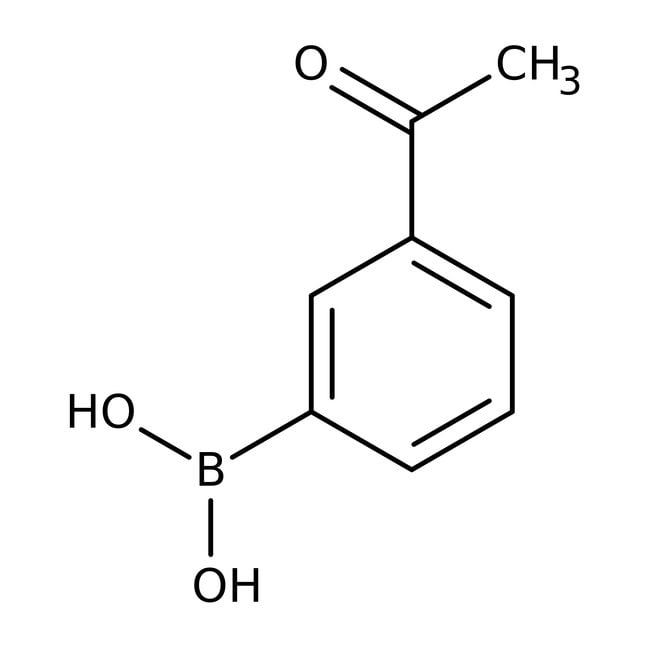 3-Acetylbenzenborsäure, 97 %, Alfa Aesar