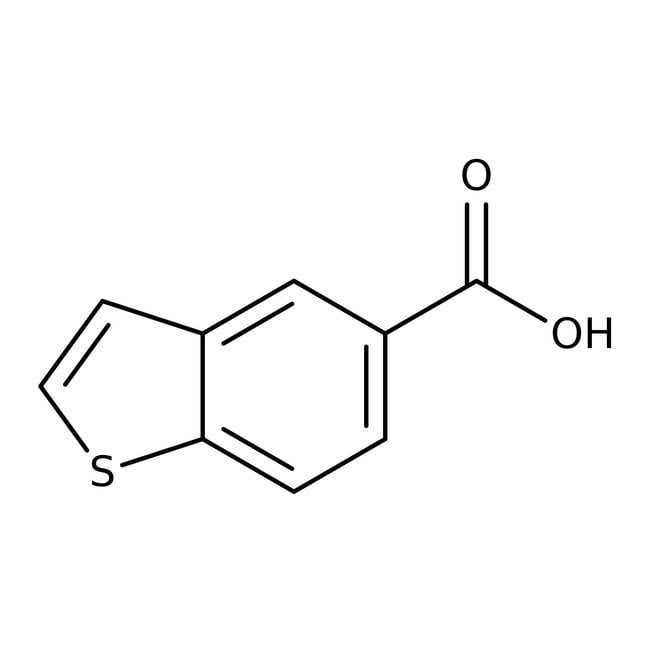 1-Benzothiophen-5-Carbonsäure, 97 %, The