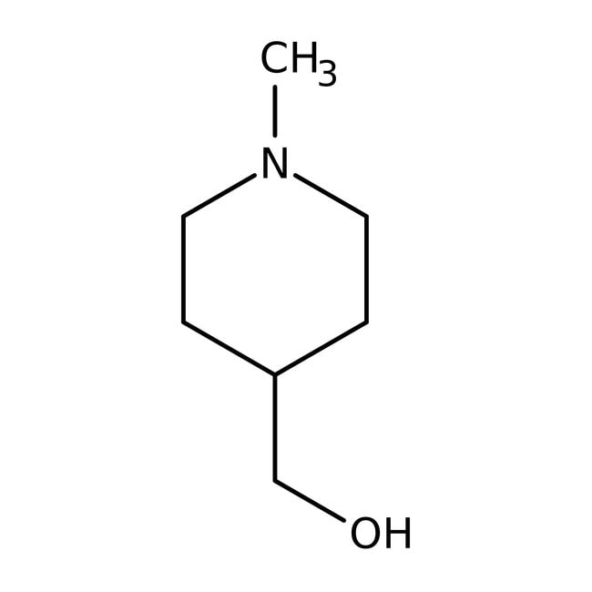 1-Methyl-4-piperidinemethanol, 97 %, The