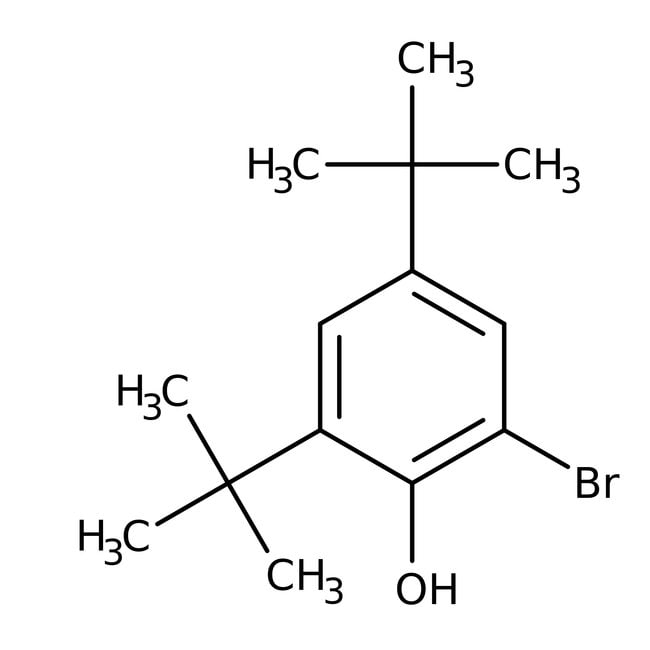 2-Brom-4,6-di-tert-Butylphenol, 97 %, Al