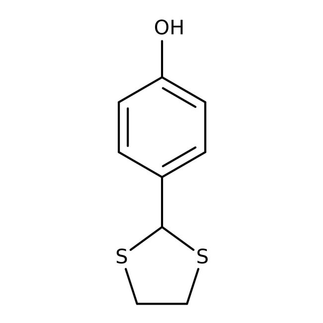 4-(1,3-Dithiolan-2-yl)phenol, 97 %, Alfa