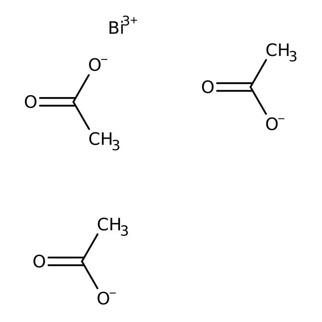 Bismut(III)-acetat, 99 %, Bismuth(III) a