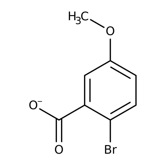 2-Brom-5-methoxybenzoesäure, 98+ %, Alfa