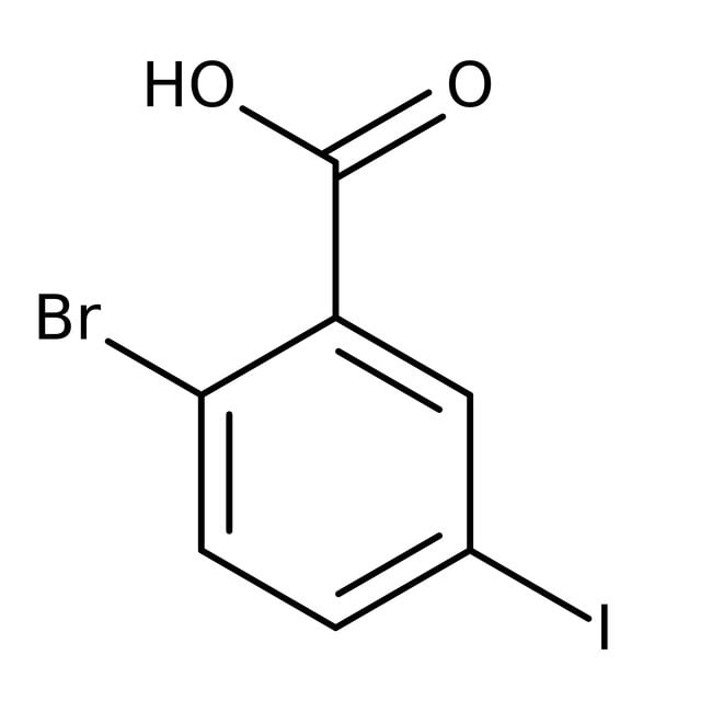 2-Brom-5-iodobenzoesäure, 97 %, 2-Bromo-