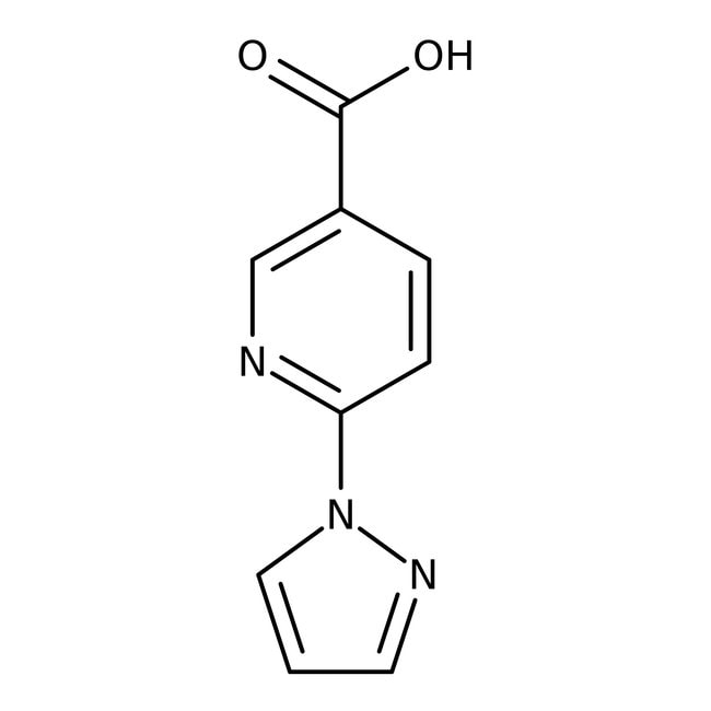 6-(1H-Pyrazol-1-yl)-nicotinsäure, 97 %,