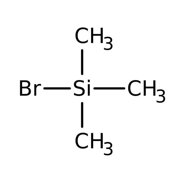 Bromtrimethylsilan, 97 %, stab. mit Kupf