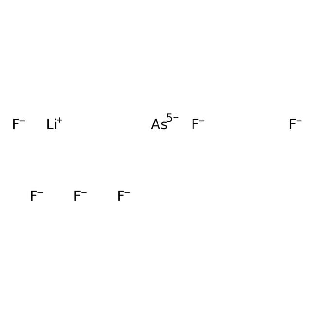 Lithiumhexafluorarsenat(V), 99 %, Lithiu