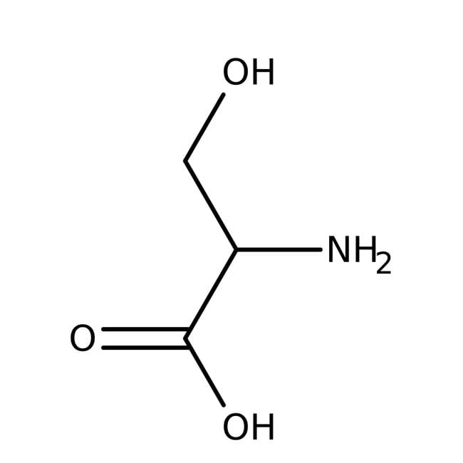 DL-Serin, 99 %, DL-Serine, 99%, C3H7NO3,