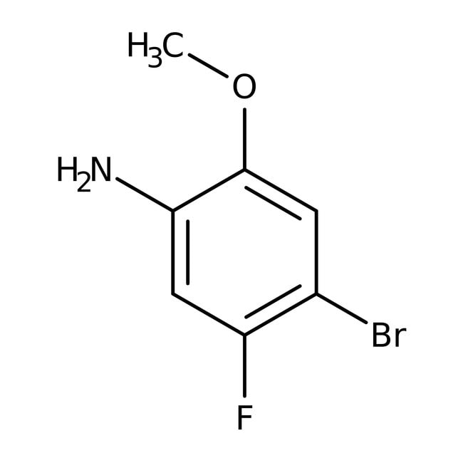 4-Brom-5-fluor-2-methoxyanilin, 96 %, 4-