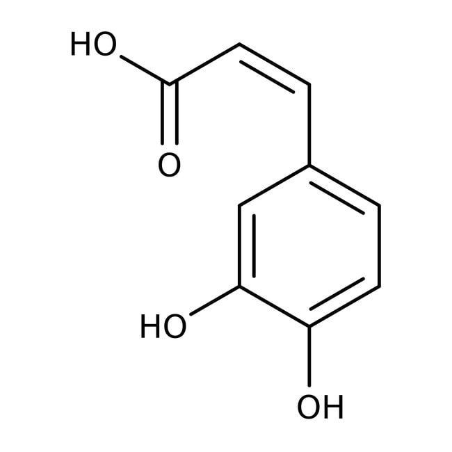 3,4-Dihydroxyzimtsäure, überwiegend tran