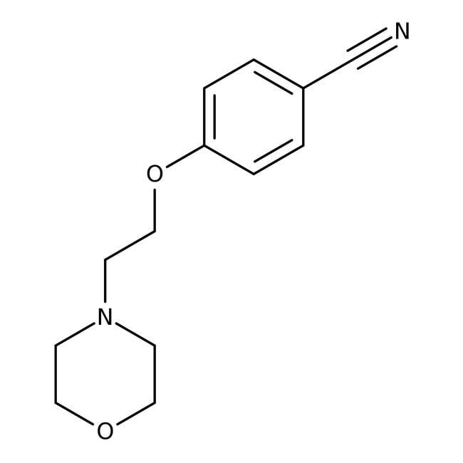 4-(2-Morpholin-4-ylethoxy)bensonitril ,