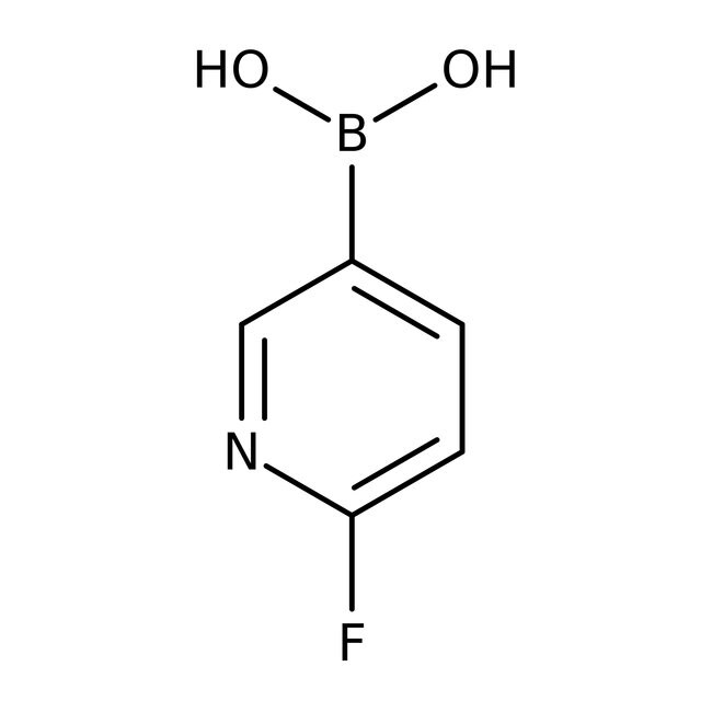 6-Fluorpyridin-3-Boronsäure, 95 %, Alfa