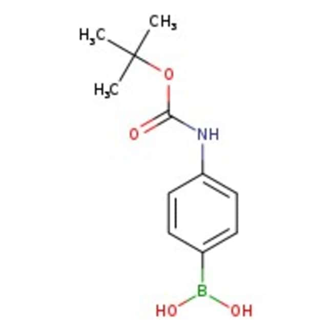 4-(Boc-amino)benzenboronsäure, 97 %, Alf