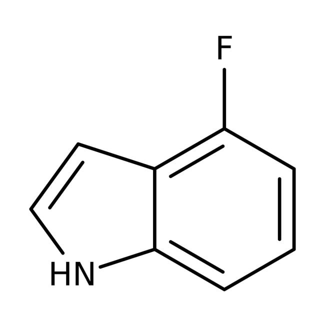 4-Fluorindol, 97 %, 4-Fluoroindole, 97%,