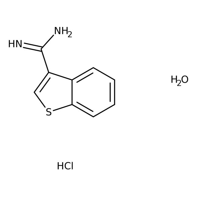 1-Benzothiophen-3-Carboximidamidin Hydro