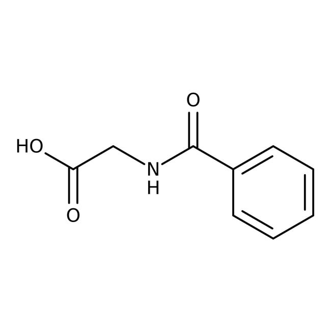 Hippursäure, 98 %, Hippuric acid, 98%, C