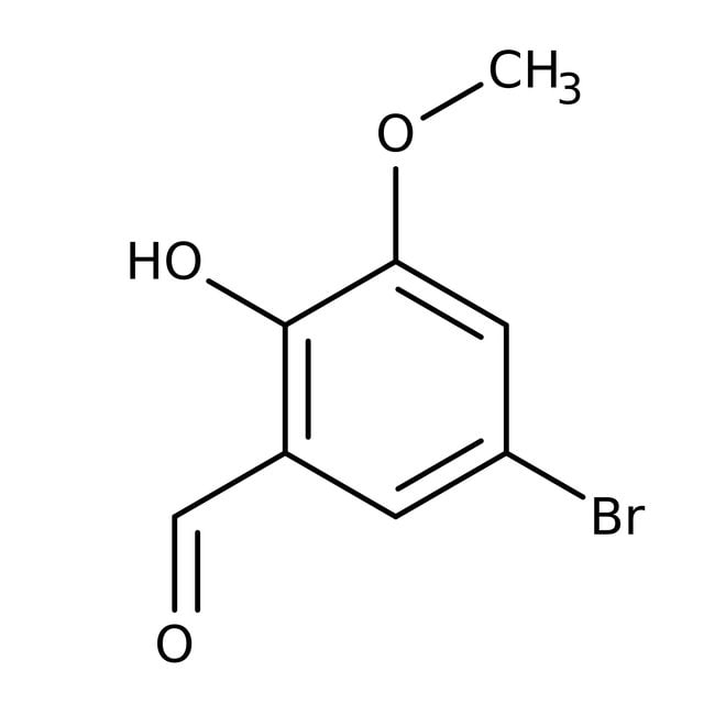 5-Brom-3-Methoxysalicylaldehyd, 98 %, Al