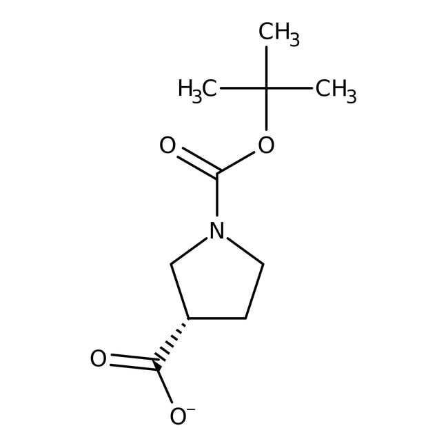 1-Boc-pyrrolidin-3-carbonsäure, 99 %, Al