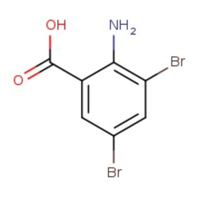 2-Amino-3,5-Dibrombenzoesäure, 98 %, Alf