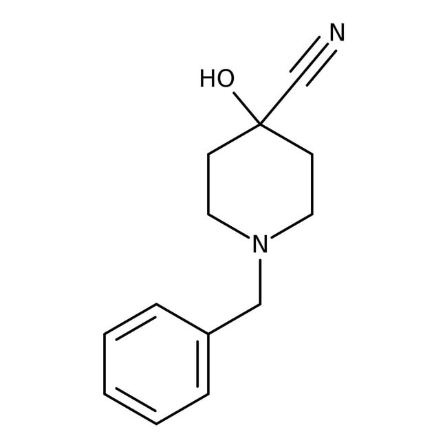 1-Benzyl-4-cyano-4-hydroxypiperidin, 98