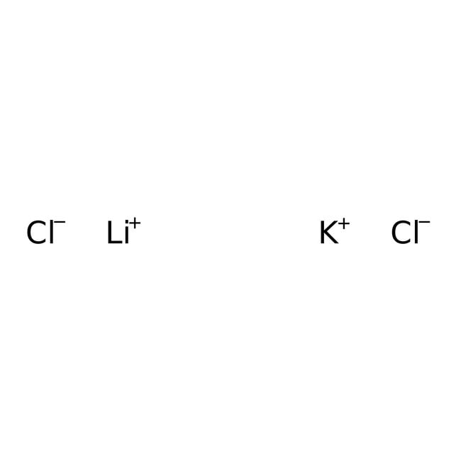 Lithiumchlorid-Kaliumchlorid, weiße Kris