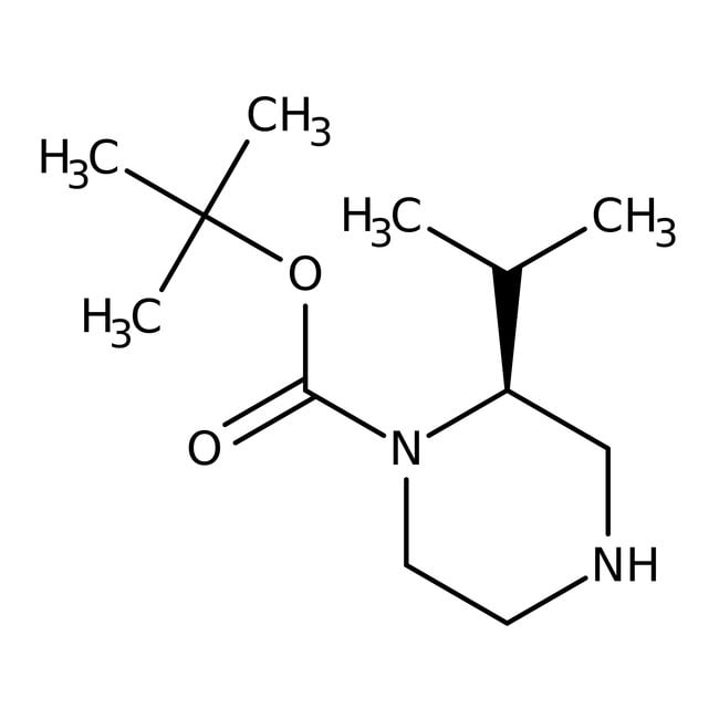 (S)-1-Boc-2-isopropylpiperazin, 97 %, Al